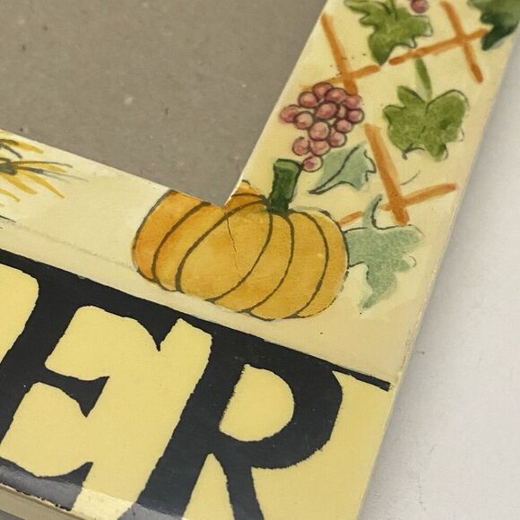 Vtg Exposures Hand Painted "November" Months of the Year 4X6 Picture Frame - Picture 4 of 11